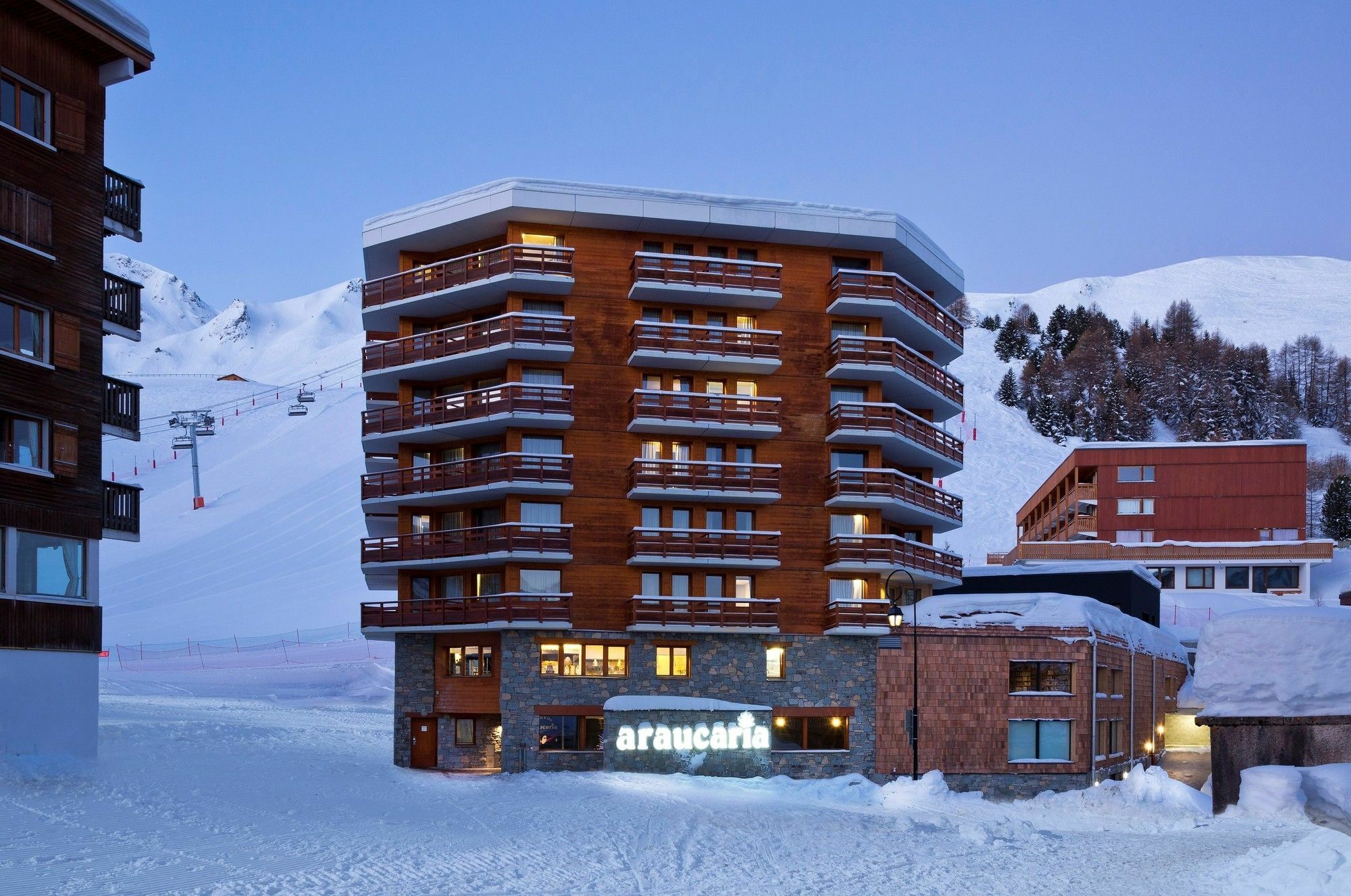 Araucaria Hotel & Spa La Plagne Esterno foto